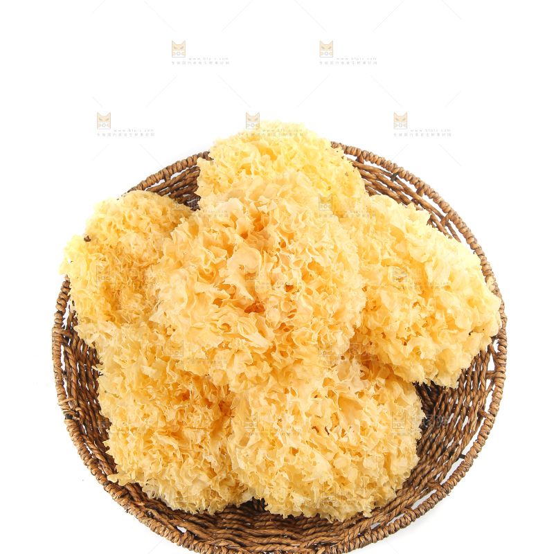 白底上的雪银耳