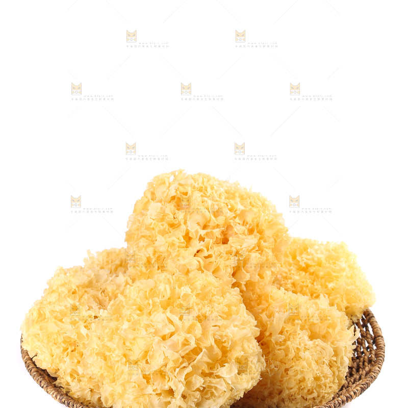白底上的雪银耳