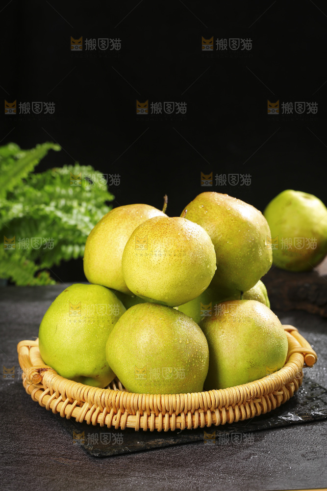 深底上的玉露香梨