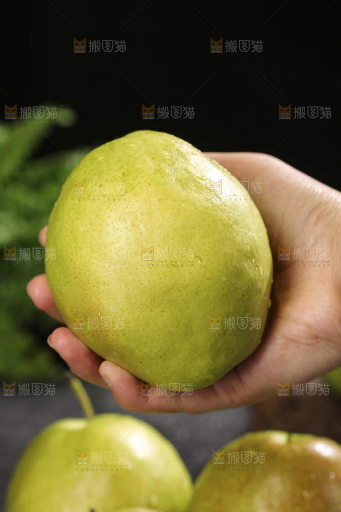 深底上的玉露香梨