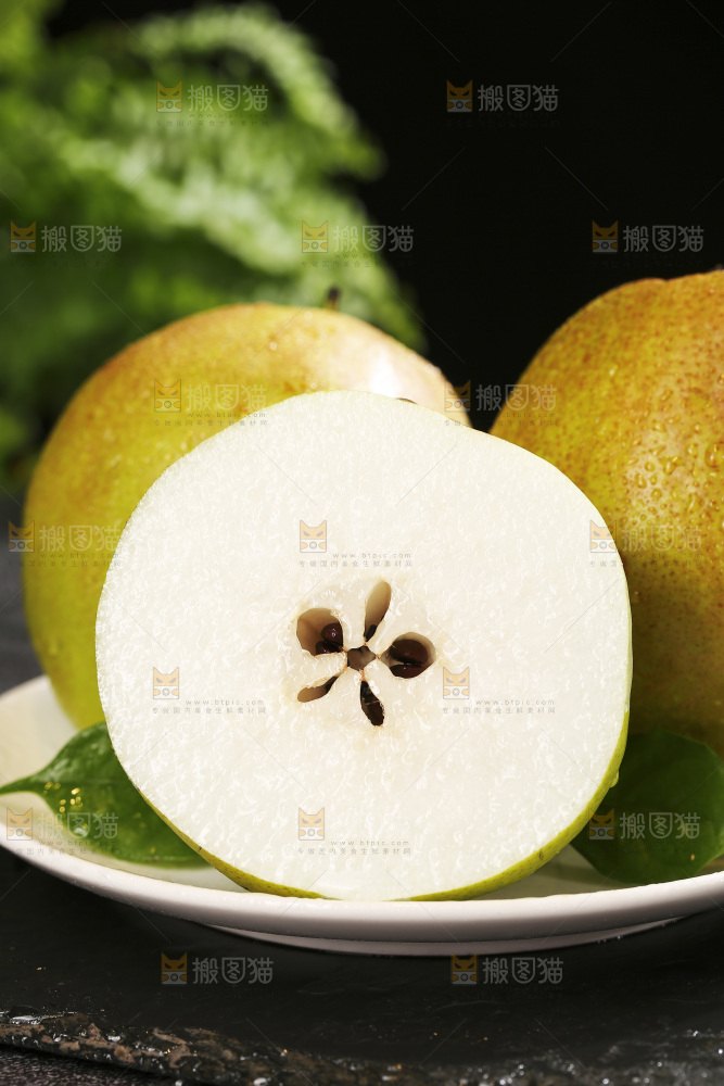 深底上的玉露香梨
