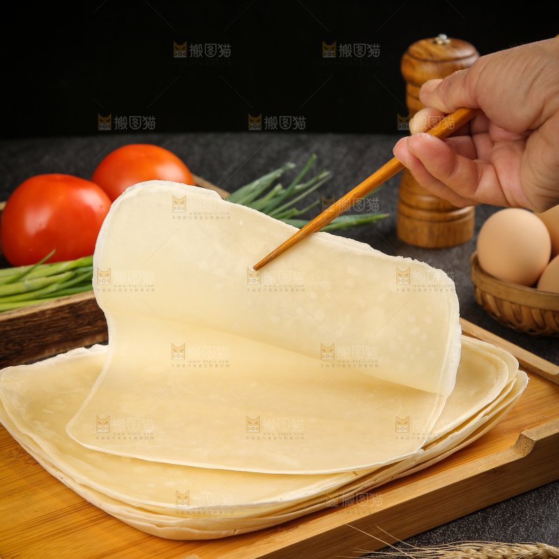 深底上的鸡蛋灌饼
