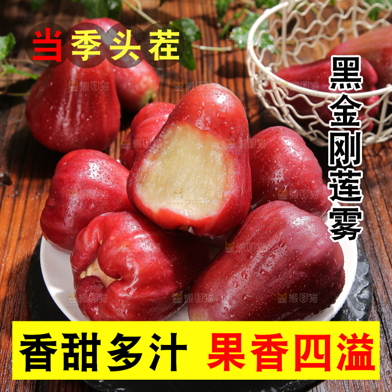 深底上的黑金刚莲雾