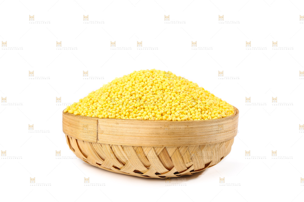 白底上的大黄米