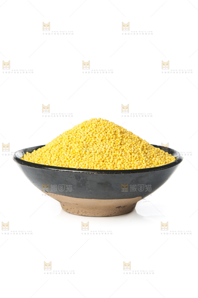 白底上的大黄米