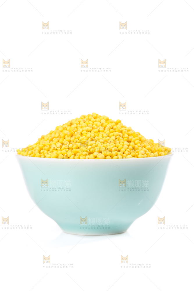 白底上的大黄米
