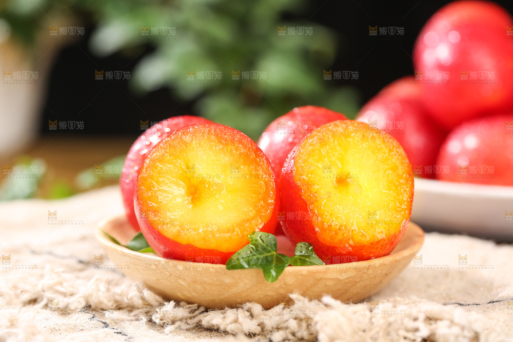 深底上的樱桃李