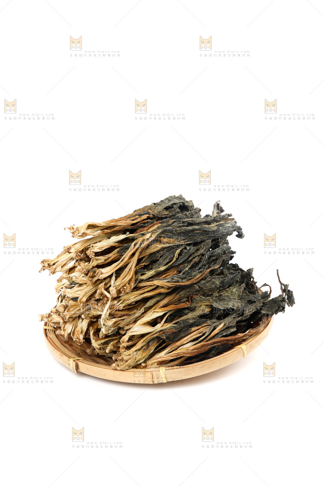 白底上的白菜干