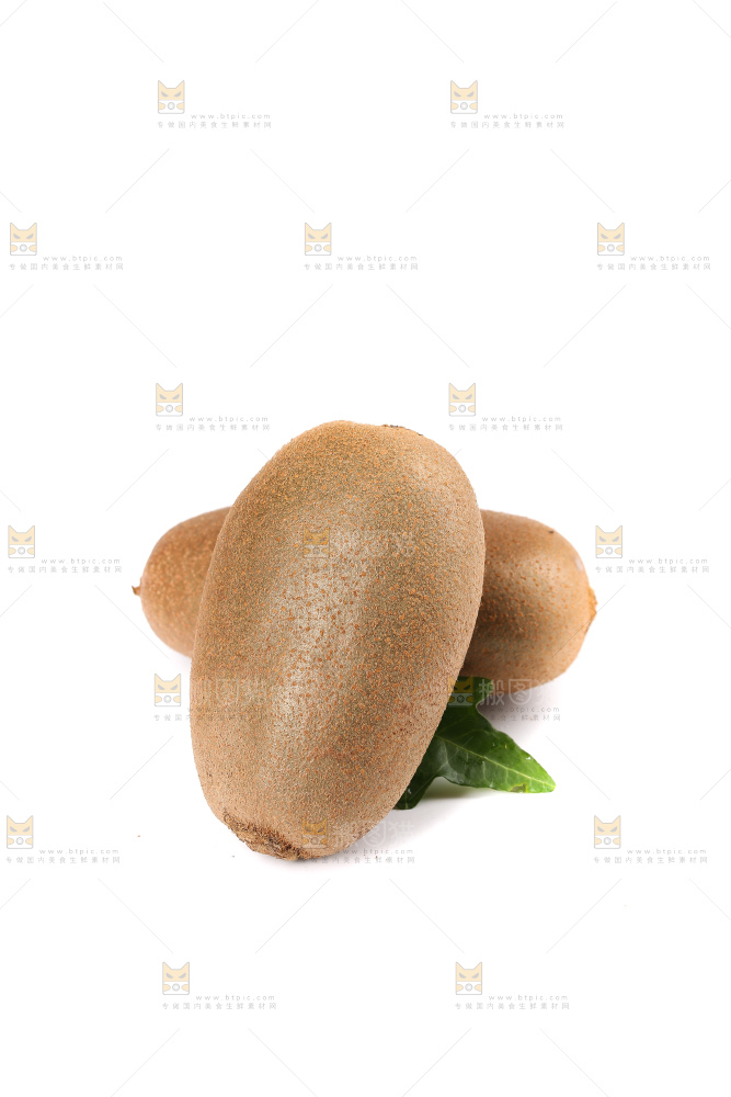 白底上的金福猕猴桃