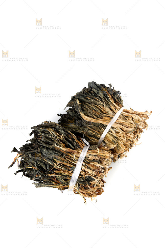 白底上的白菜干