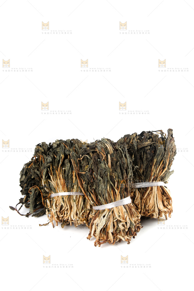 白底上的白菜干