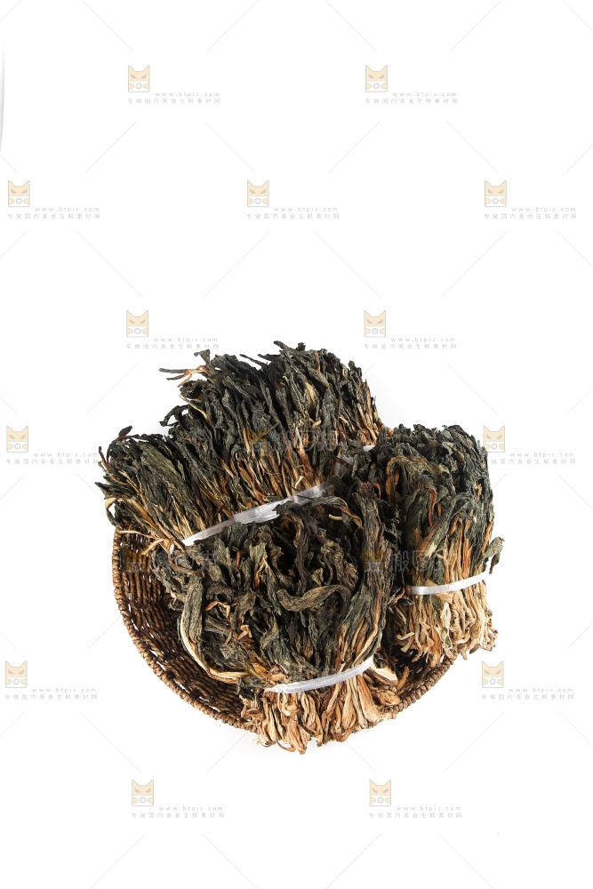 白底上的白菜干