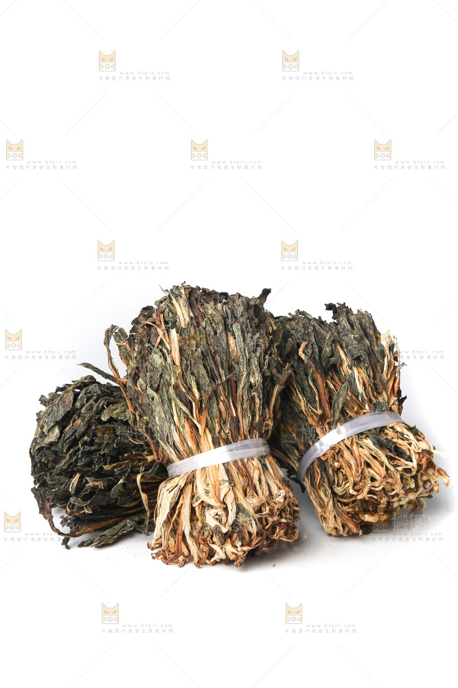 白底上的白菜干