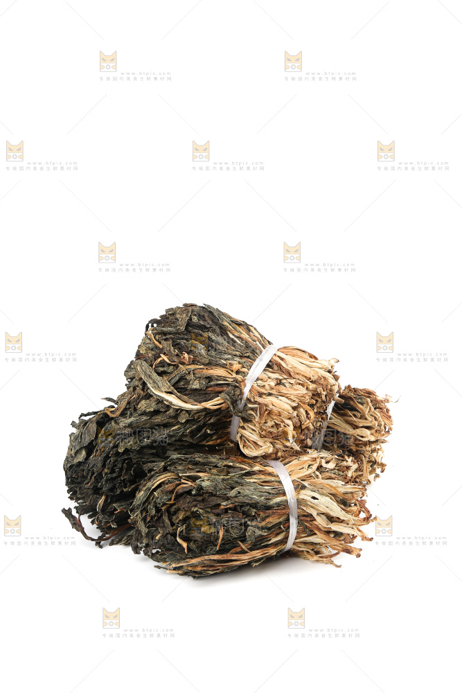 白底上的白菜干