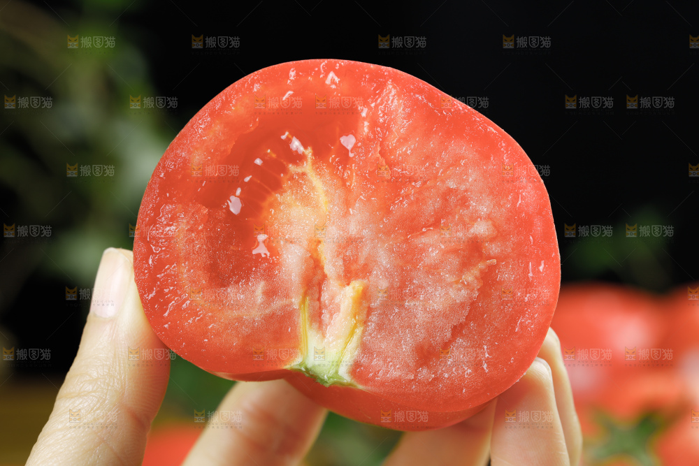 深底上的普罗旺斯西红柿