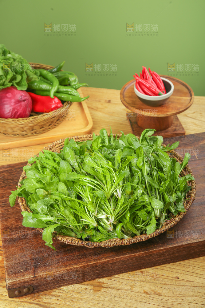 木底上的地菜