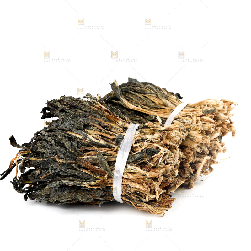 白底上的白菜干