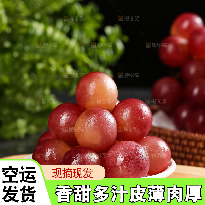 深底上的妮娜皇后葡萄