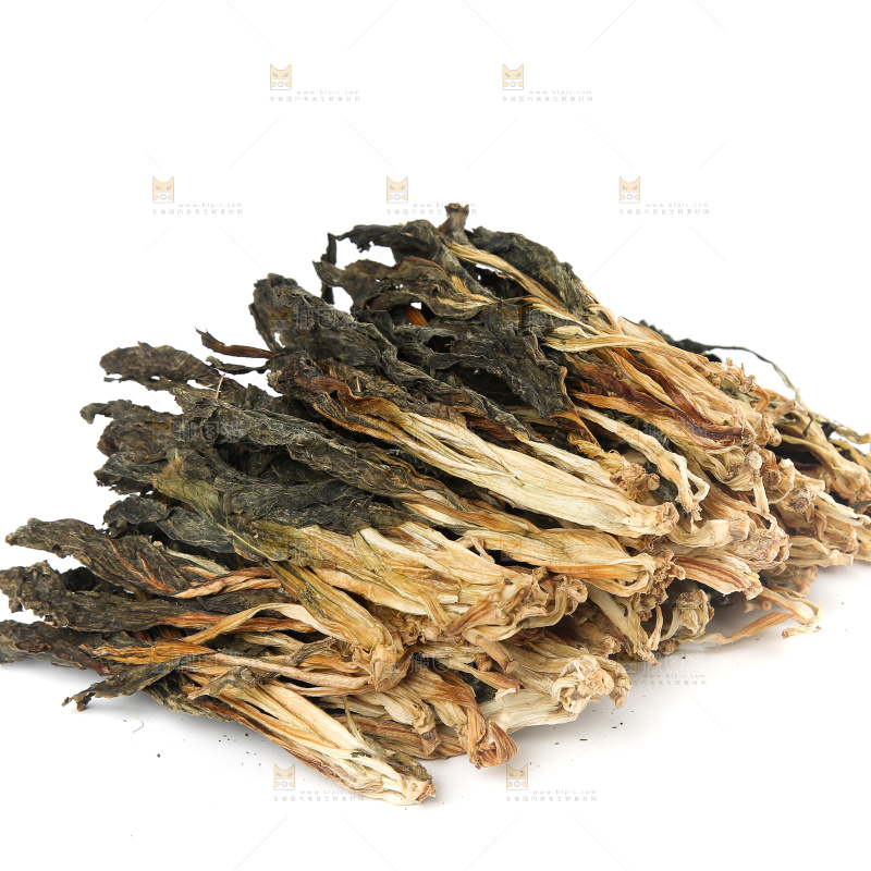 白底上的白菜干