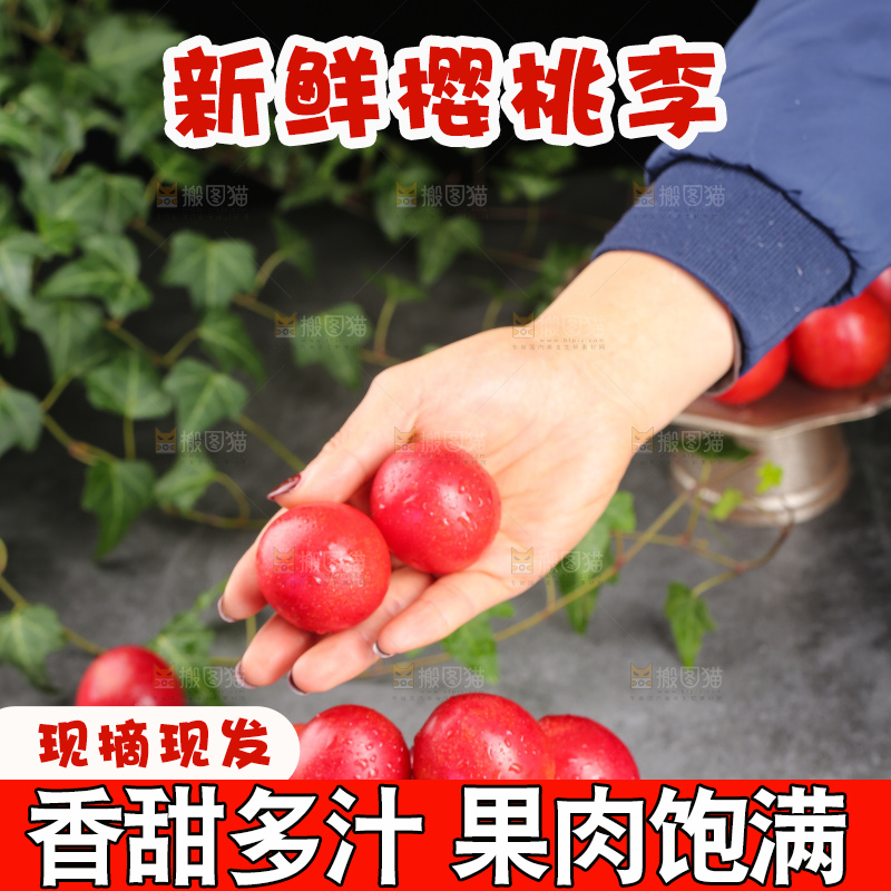深底上的樱桃李