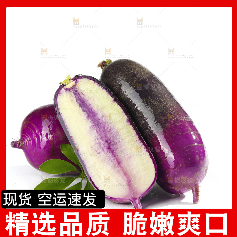 白底上的冰淇凌萝卜