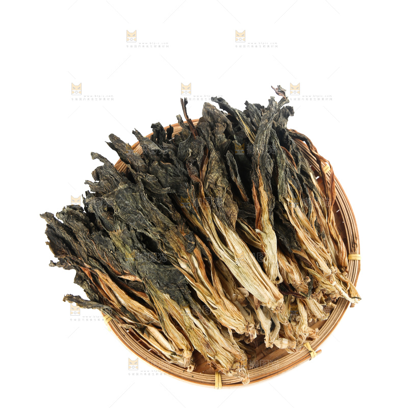 白底上的白菜干