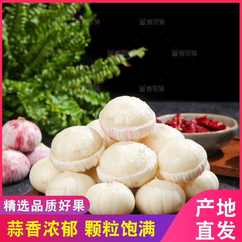 深底上的紫皮独蒜