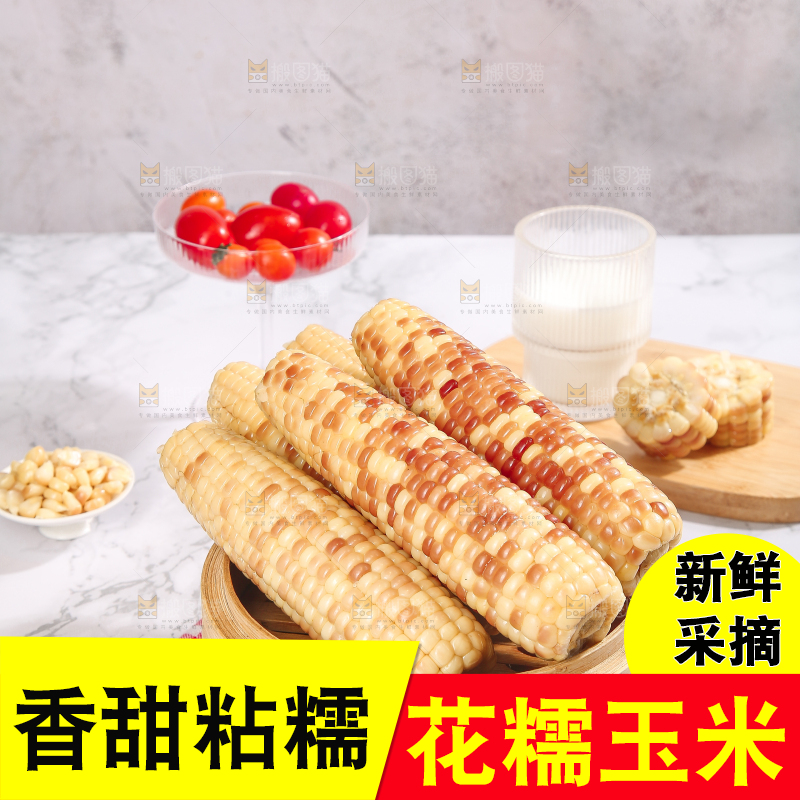 浅底上的花糯小玉米