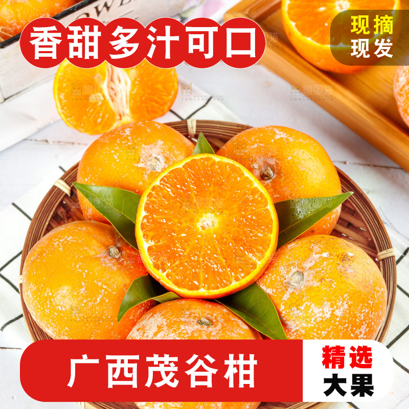 浅底上的茂谷柑