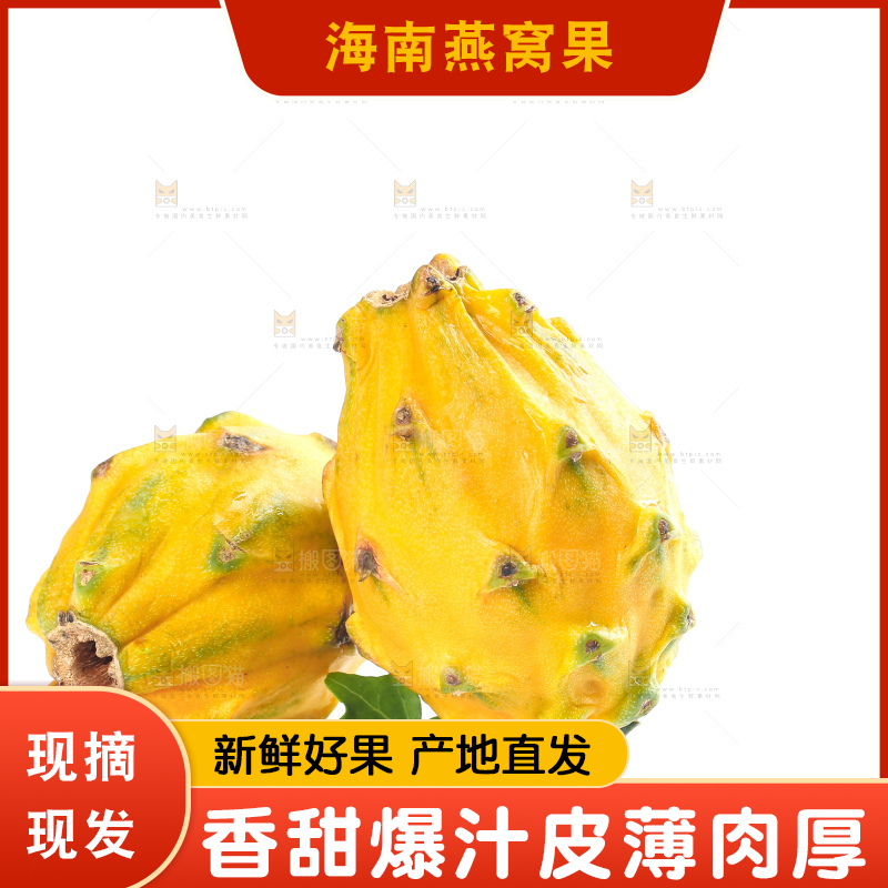 白底上的燕窝果