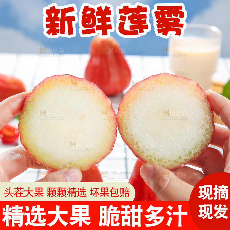 浅底上的莲雾