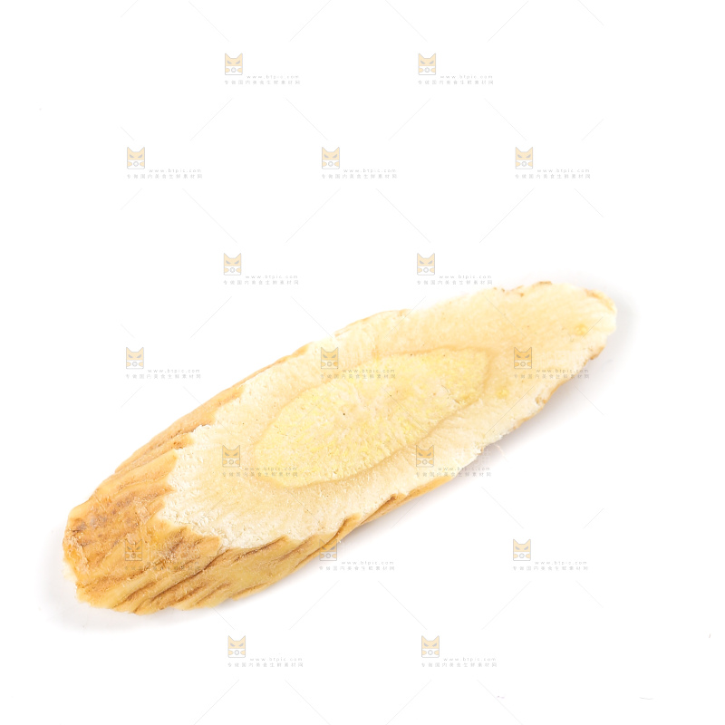 白底上摆放着黄芪