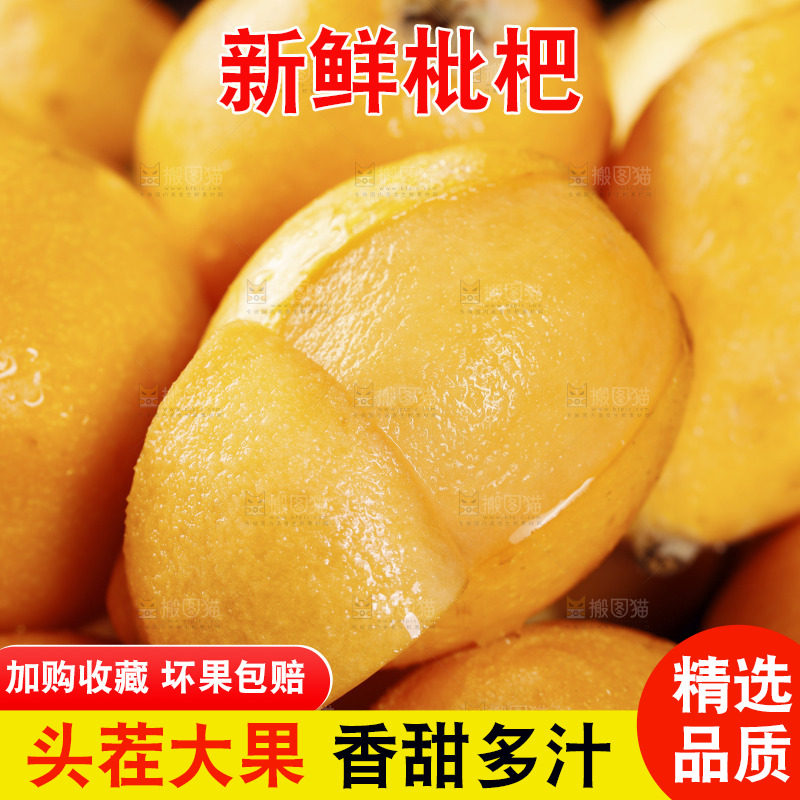 深底上的枇杷