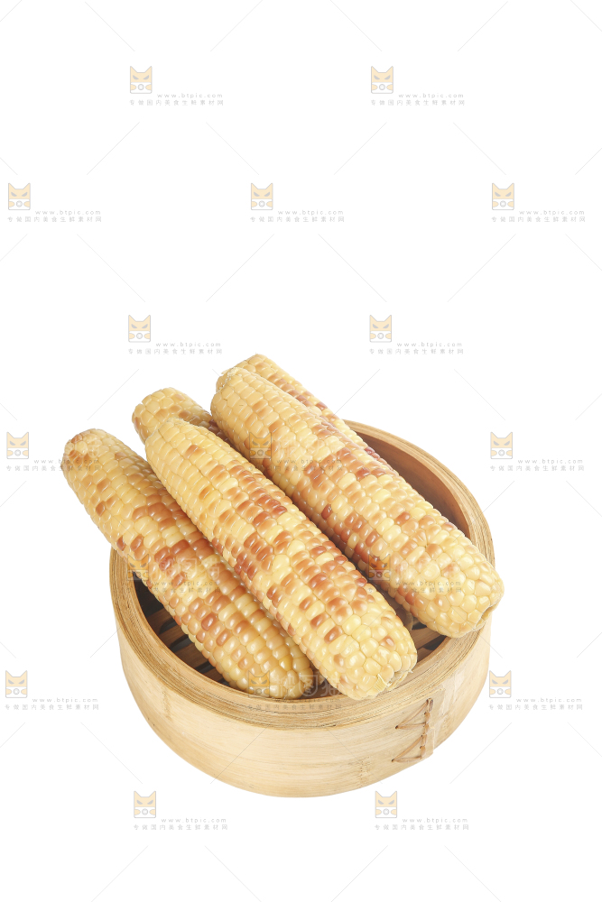 白底上的花糯玉米
