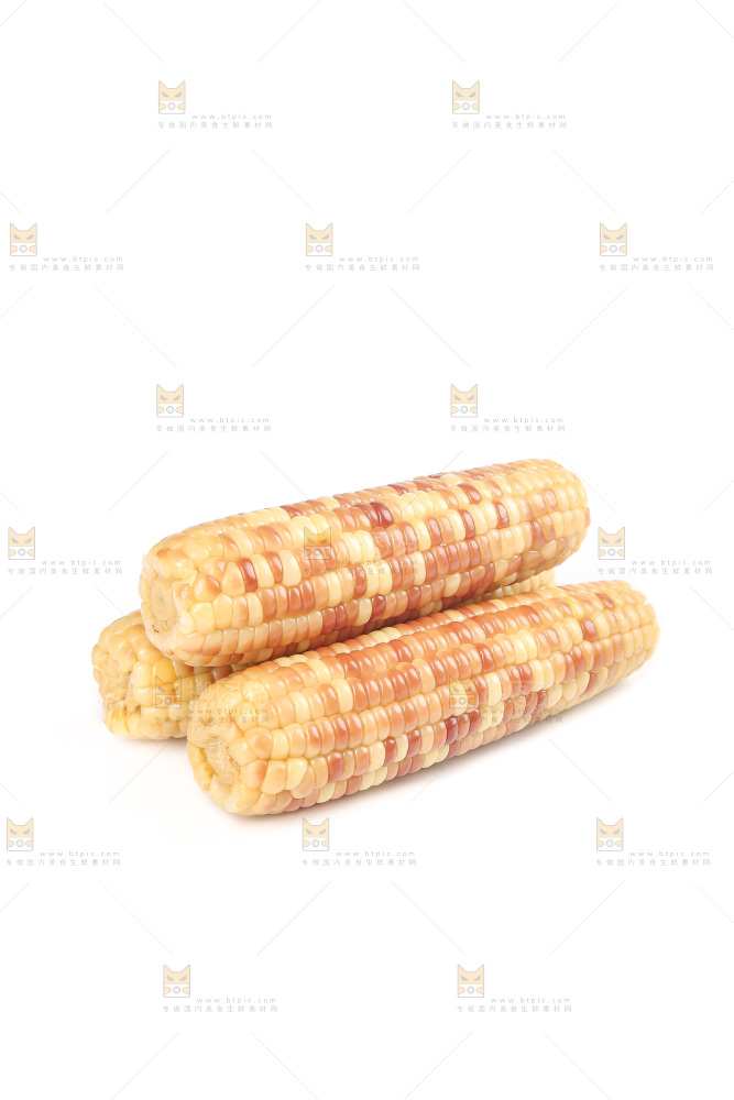 白底上的花糯玉米