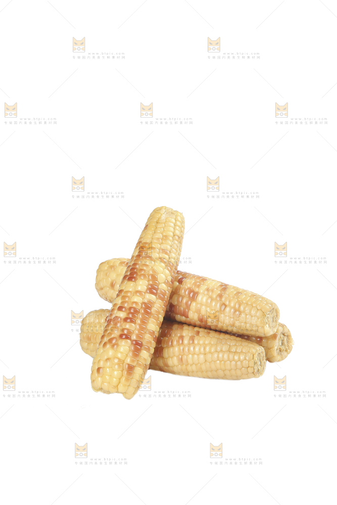白底上的花糯玉米