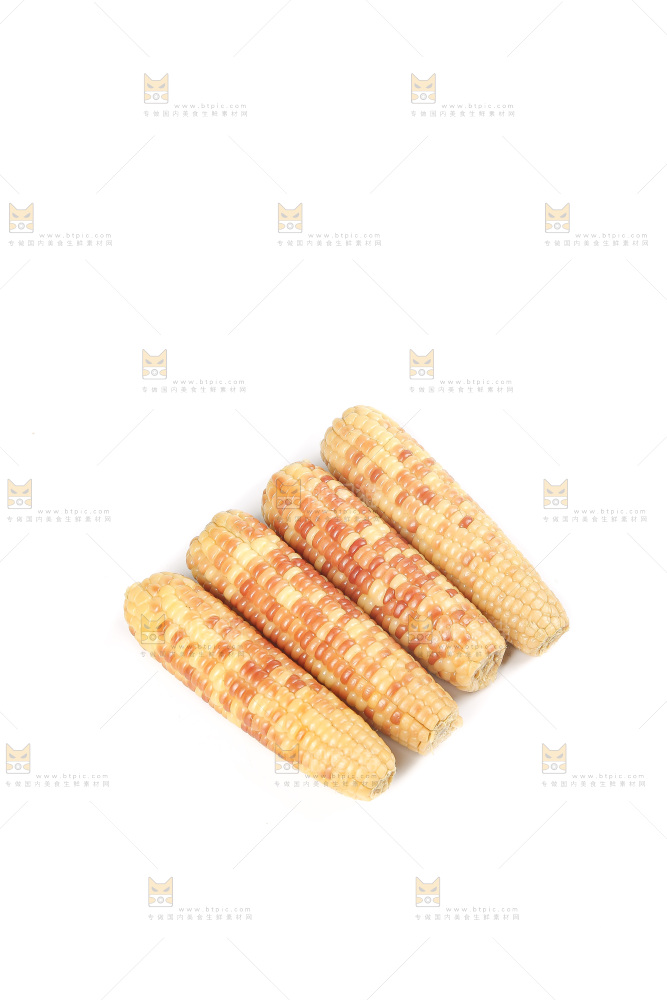 白底上的花糯玉米