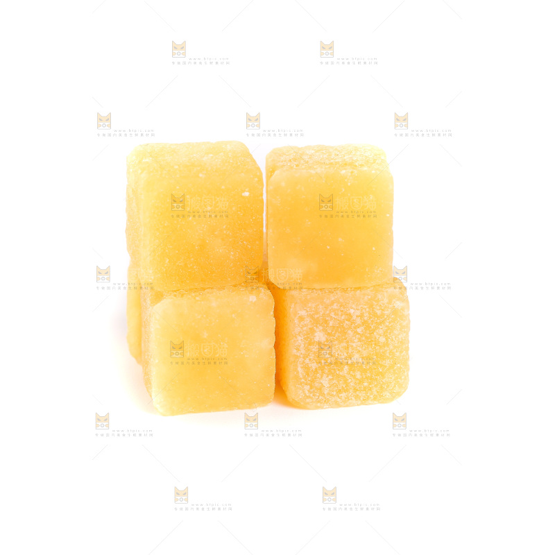 白底上的梨膏糖