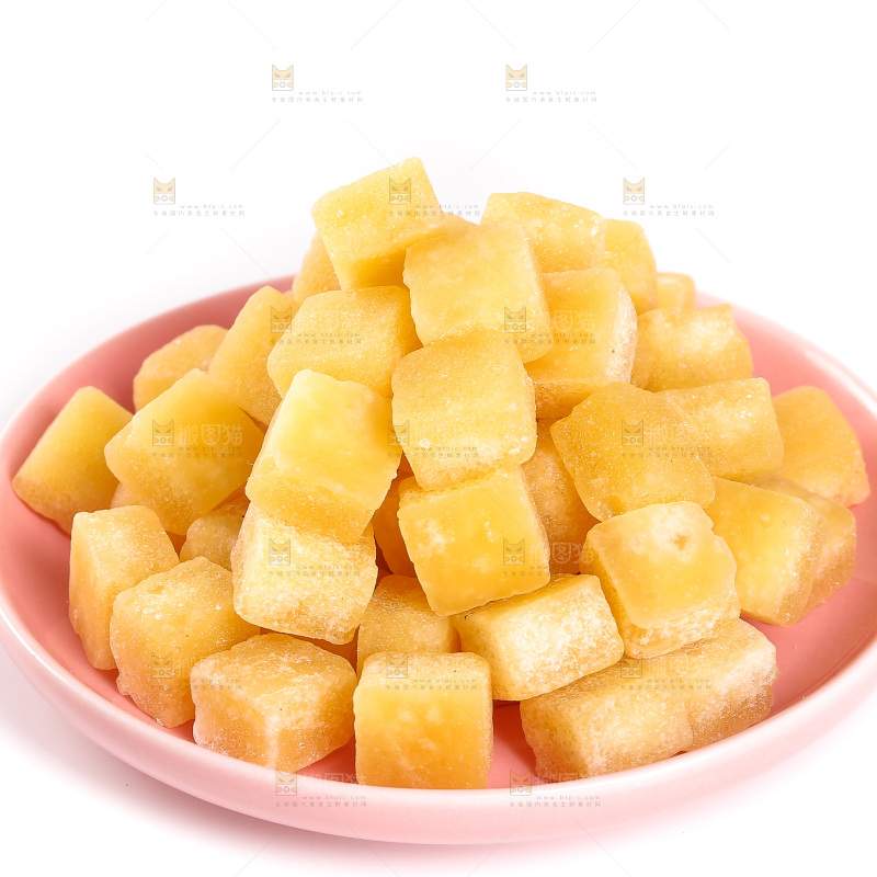 白底上的梨膏糖