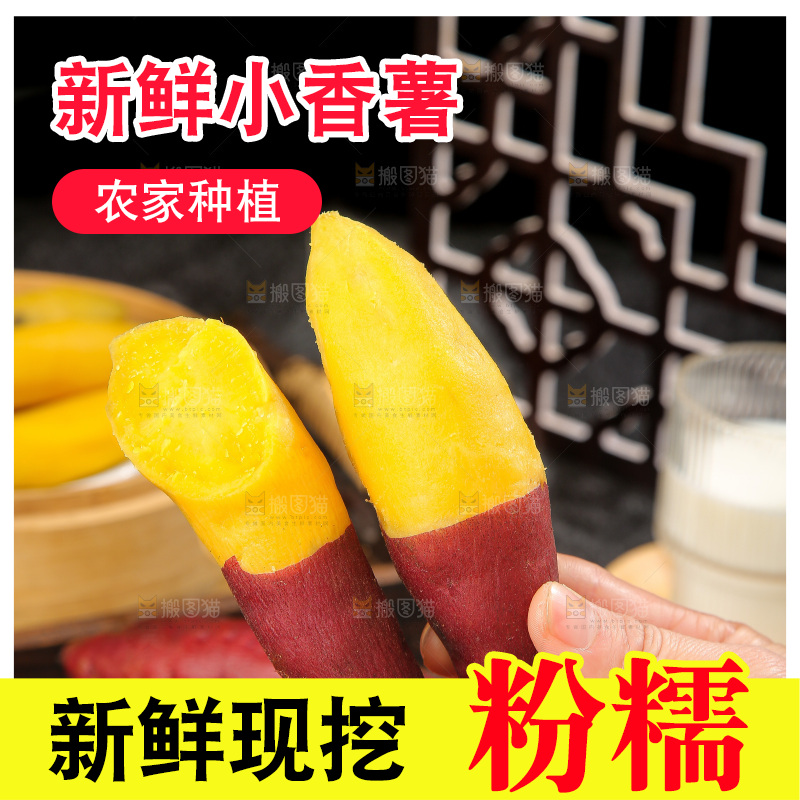 深底上的天目山小香薯