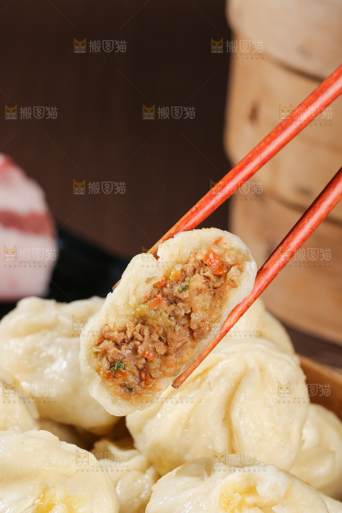 深底上的杭州小笼包