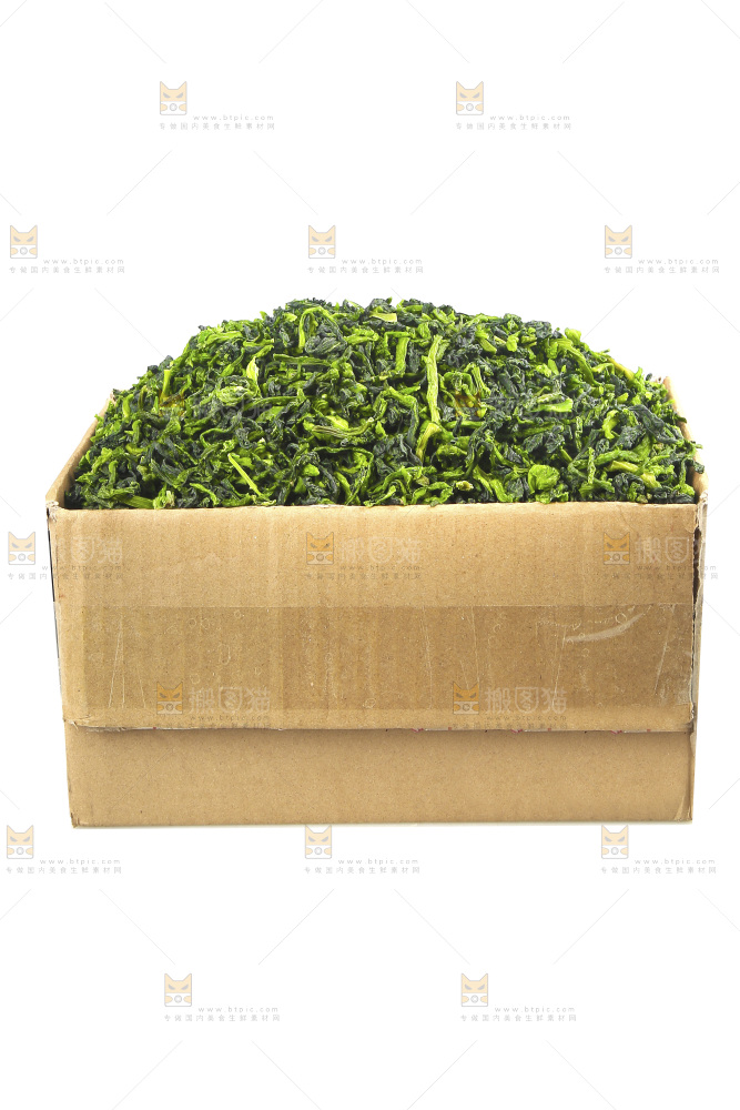 白底上的万年青菜干