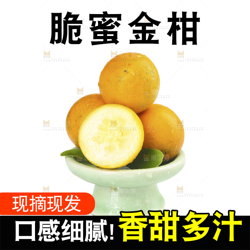 白底上的金柑