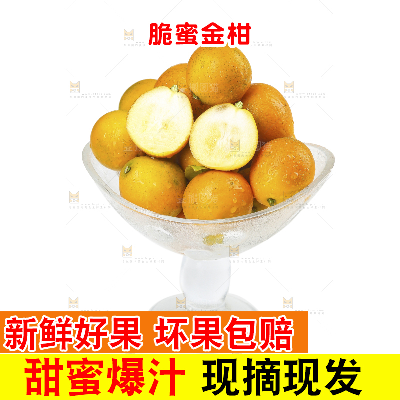 白底上的金柑