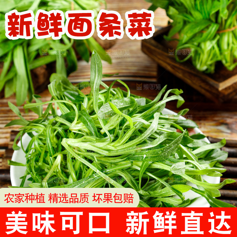 深底上的面条菜