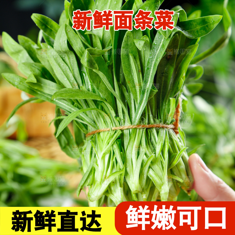 深底上的面条菜