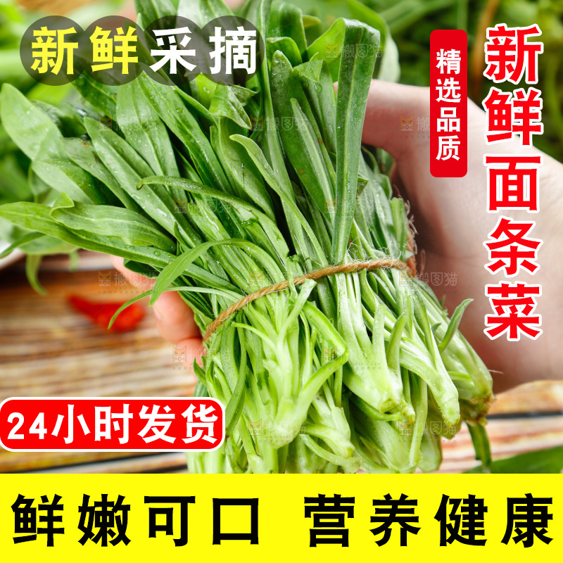 深底上的面条菜