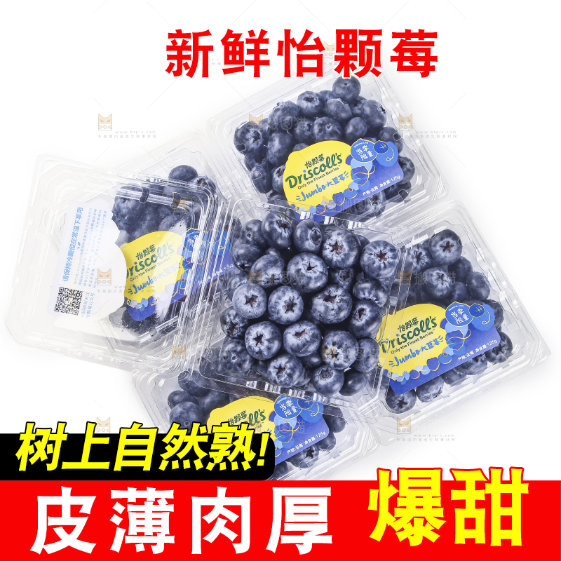 白底上的怡颗莓