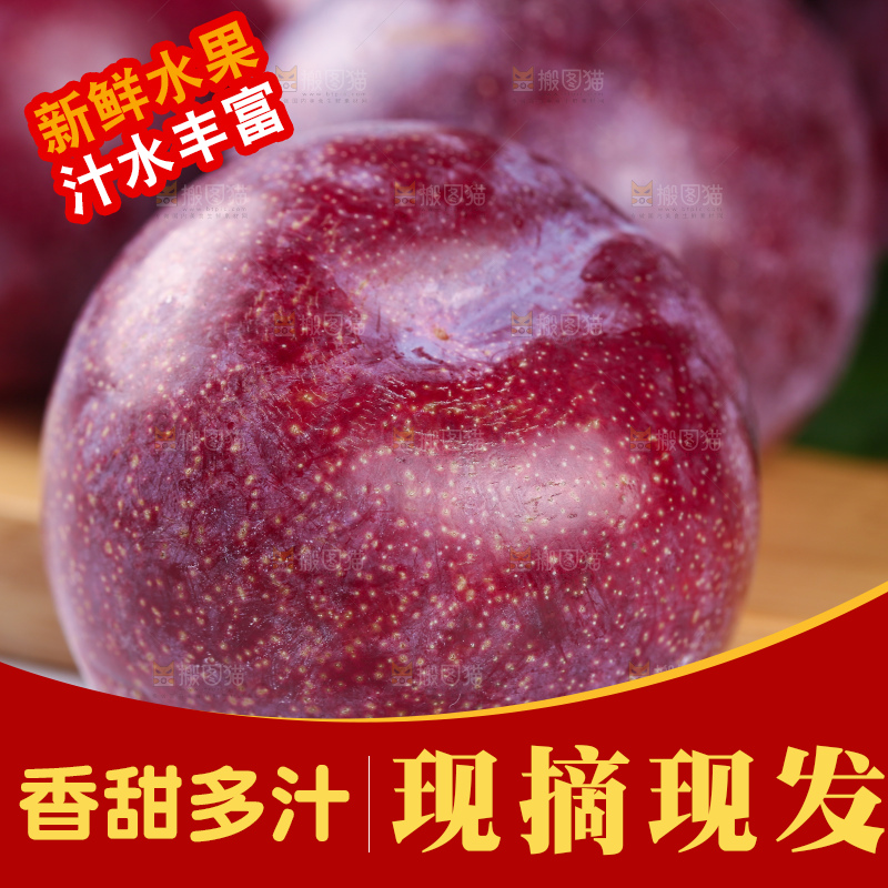 浅底上的黑布林李子