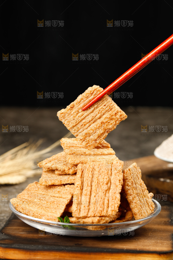 深底上的荞麦酥